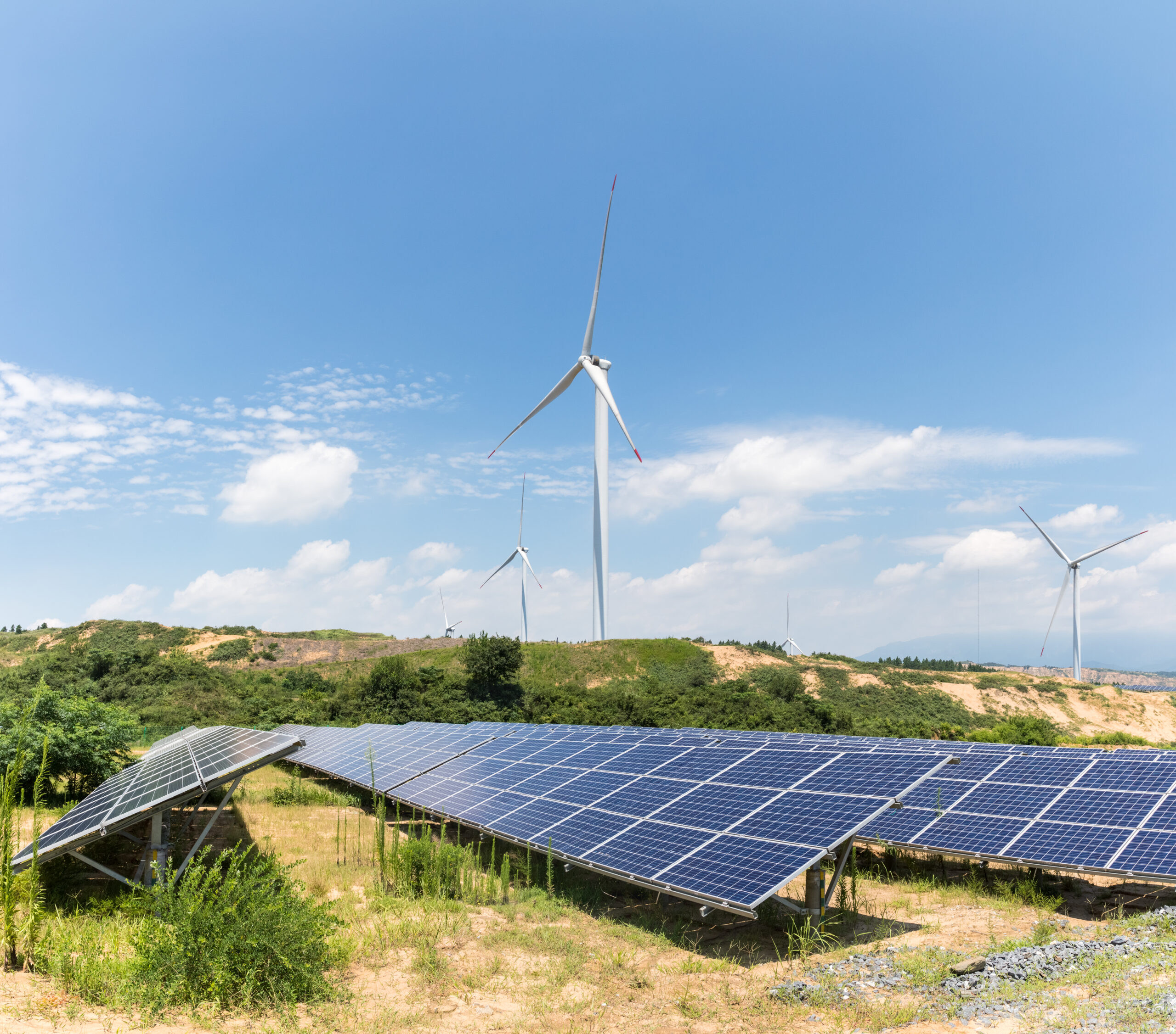Energía eólica y solar